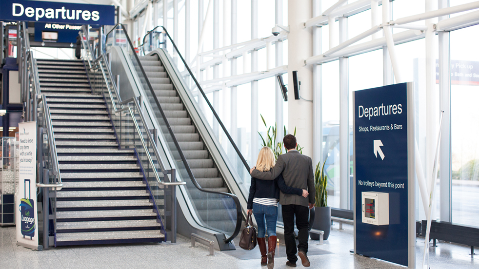 Regional airport flight departures